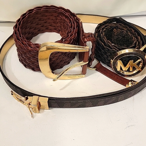 HP Bundle Michael Kors signature ladies belts all three - Picture 8 of 17